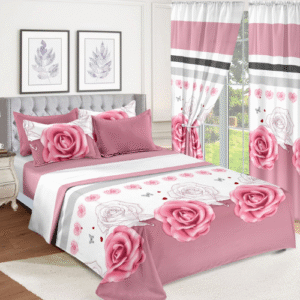 Pink Rose Bedding Set