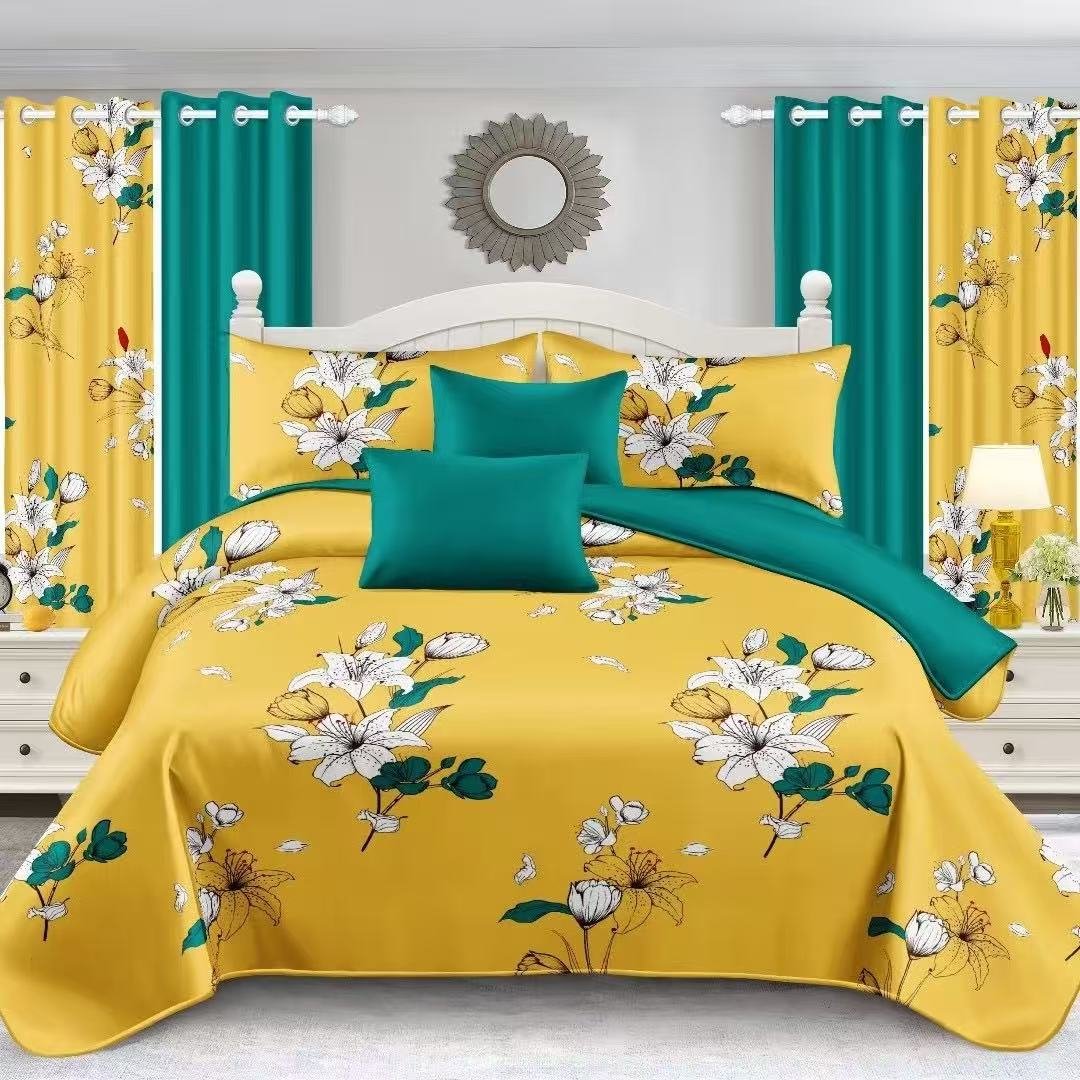 Yellow & Green Bedding Set