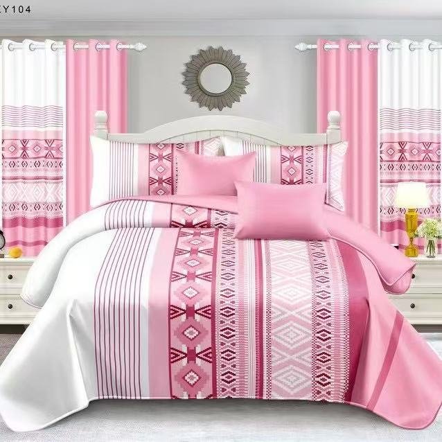Baby Pink & White Bedding Set