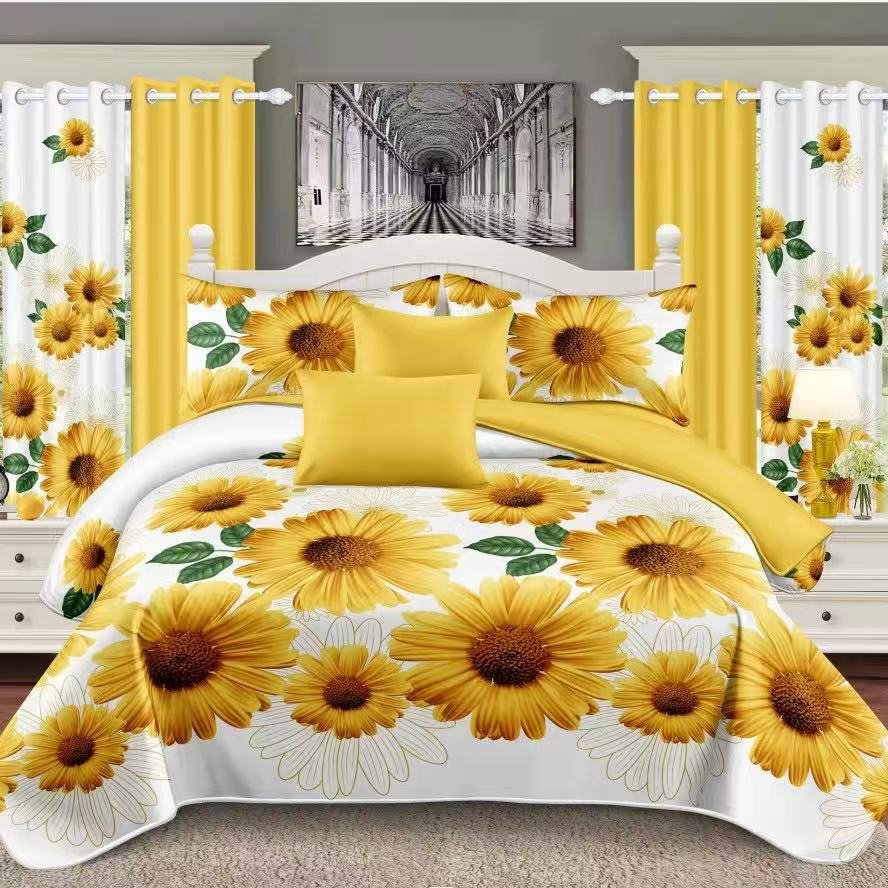 Sun Flowers Design Bedding Set