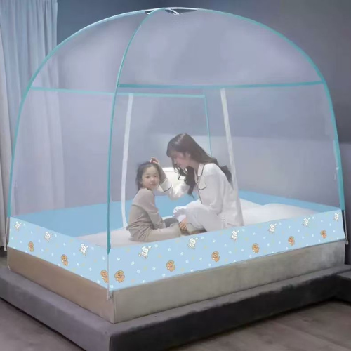 Light Blue Mosquito Net