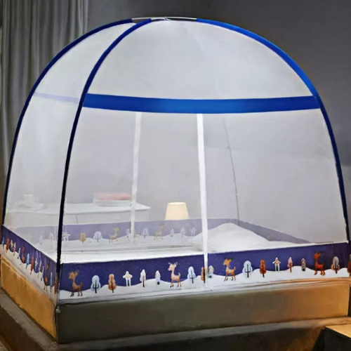 Christmas Blue Mosquito Net